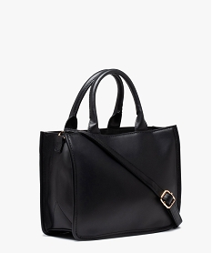 sac a main femme avec bandouliere et pochette en maille pailletee noir standard sacs a mainD321801_2