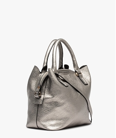 sac porte main effet veine femme argente sacs bandouliereD323801_2