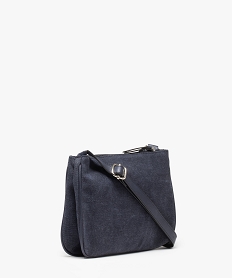 sac bandouliere femme bimatiere a details brillants bleu standard sacs bandouliereD326101_2