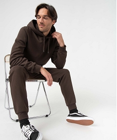 MULE NOIR SWEAT CHOCOLAT:40171500135-Coton////