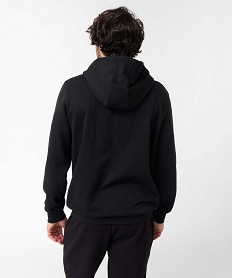 sweat homme imprime a capuche noir sweatsD330601_3