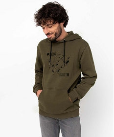 IMPERMEABL CREME SWEAT KAKI:40171500386-Coton///Coton/