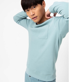 CHAUSSURE PLAT BEIGE SWEAT BLEU CLAIR:40171500397-Coton////