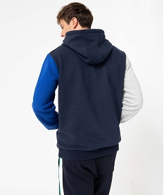 sweat homme a capuche en molleton doux - camps united bleuD331401_3