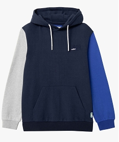 sweat homme a capuche en molleton doux - camps united bleu sweatsD331401_4