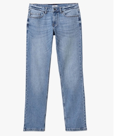 jean coupe regular coloris delave homme stone washed jeans delavesD333101_4