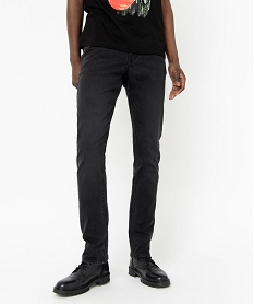 jean ecoresponsable coupe slim homme noir jeans slimD333301_2