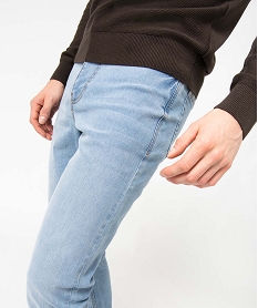 jean ecoresponsable coupe slim homme gris jeans slimD333601_2