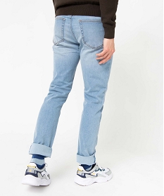 jean ecoresponsable coupe slim homme gris jeans slimD333601_3