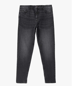 jean homme coupe tapered et delave noir jeans largesD333901_4