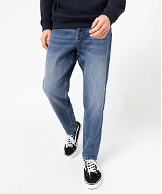 GEMO Jean homme tapered délavé - Camps United bleu standard