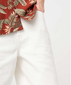 BERMUDA GRIS BERMUDA BLANC:40176200109-Coton////