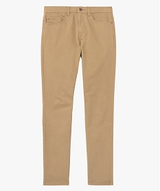 pantalon homme coupe straight en toile beige pantalonsD336201_4