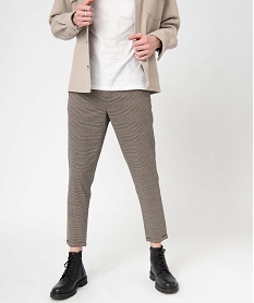 MULE ECRU PANTALON CARREAUX:40178100345-Polyester////