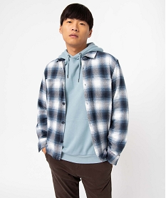 SANS GENRE JAUNE SURCHEMISE CARREAUX BLEU:40178370015-Coton////
