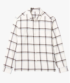 sur-chemise homme a carreaux imprime chemise manches longuesD338801_4