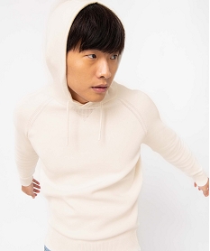 pull homme a capuche esprit sweat blanc pullsD349901_2