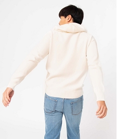 pull homme a capuche esprit sweat blancD349901_3