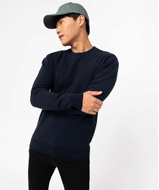 BERMUDA BLEU MARINE PULL BLEU MARINE:40179530300-Coton////