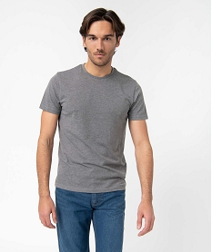 SANS GENRE NOIR TEE-SHIRT GRIS MOYEN:40179540229-Coton////