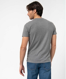 tee-shirt homme a manches courtes et col rond gris tee-shirtsD351001_3