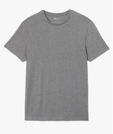 tee-shirt homme a manches courtes et col rond gris tee-shirtsD351001_4