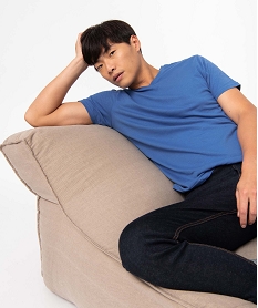 SWEAT BLANC TEE-SHIRT BLUE:40179541072-Coton////