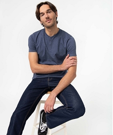 SABOT NOIR TEE-SHIRT BLEU CHINE:40179541110-Coton////