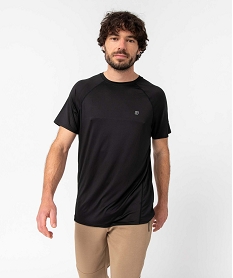 CHAUSSURE SPORT BEIGE TEE-SHIRT NOIR:40179541113-Polyester////