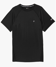 tee-shirt homme a manches courtes en matiere respirante noir tee-shirtsD352201_4