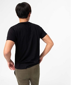 tee-shirt homme a manches courtes avec motif bicolore - metallica noir tee-shirtsD353401_3