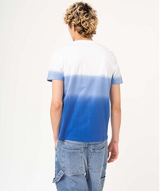 tee-shirt homme a manches courtes imprime - rick morty bleu tee-shirtsD354101_3