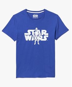 tee-shirt homme imprime - star wars bleu tee-shirtsD354501_4