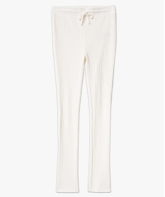 legging femme en maille a grosses cotes beige leggings et jeggingsD356501_4