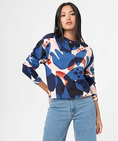 PANTALON NOIR SWEAT IMPRIME - AOP:40281500106-Coton////