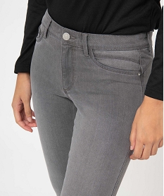 jegging femme taille haute gris taille hauteD360701_2