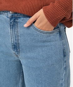 jean femme  wide leg  taille haute grisD360901_2