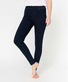 jegging femme avec coutures contrastantes bleuD361601_2