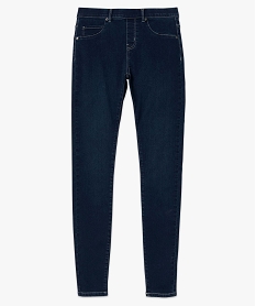 jegging femme avec coutures contrastantes bleu pantalons jeans et leggingsD361701_4