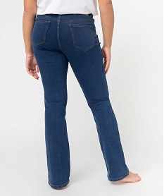 jean coupe bootcut extensible femme bleuD361901_2