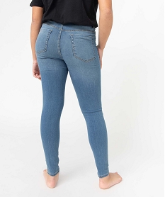 jean femme coupe slim tres extensible gris pantalons jeans et leggingsD362601_3
