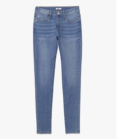 jean femme coupe slim tres extensible gris pantalons jeans et leggingsD362601_4