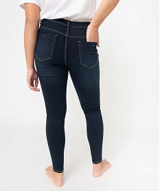 jean femme coupe slim tres extensible bleu slimD362701_3