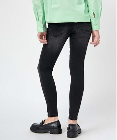 jean de grossesse coupe skinny avec bandeau haut noir pantalons jeans et leggingsD363301_3