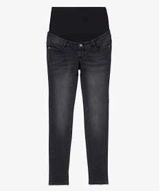 jean de grossesse coupe skinny avec bandeau haut noir pantalons jeans et leggingsD363301_4