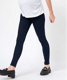 GEMO Jean de grossesse coupe Skinny avec bandeau bas Bleu