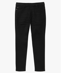 jegging femme grande taille avec plis sur les hanches noir pantalons et jeansD363701_1