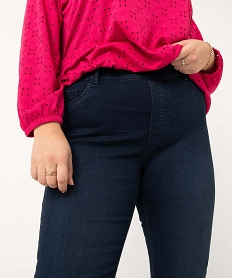 jegging femme grande taille avec plis sur les hanches bleu jeggingD363801_2