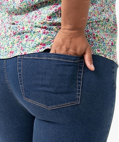 jean femme grande taille coupe regular bleu standard pantalons et jeansD363901_2