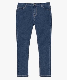 jean femme grande taille coupe regular delave bleu pantalons et jeansD363901_4